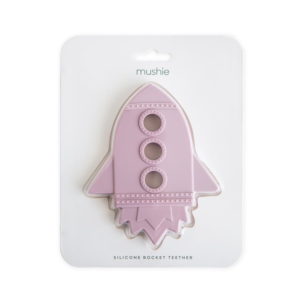 Mushie kramtukas „Raketa“ – Soft Lilac