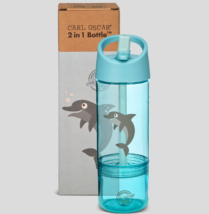 Carl Oscar 2 in 1 gertuvė su papildomu indeliu, DELFINAS