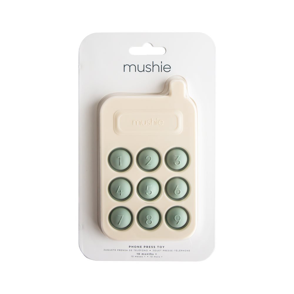 Mushie telefono spaudimo žaislas (Pop it) – Blush