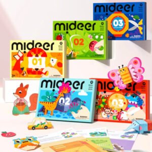 Mideer Lipdukų klijavimo užduočių knyga Level 1