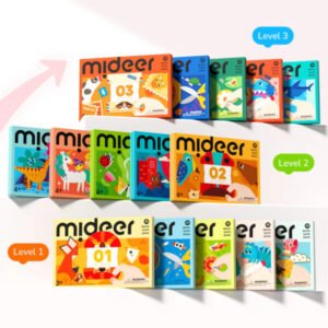 Mideer Lipdukų klijavimo užduočių knyga Level 3