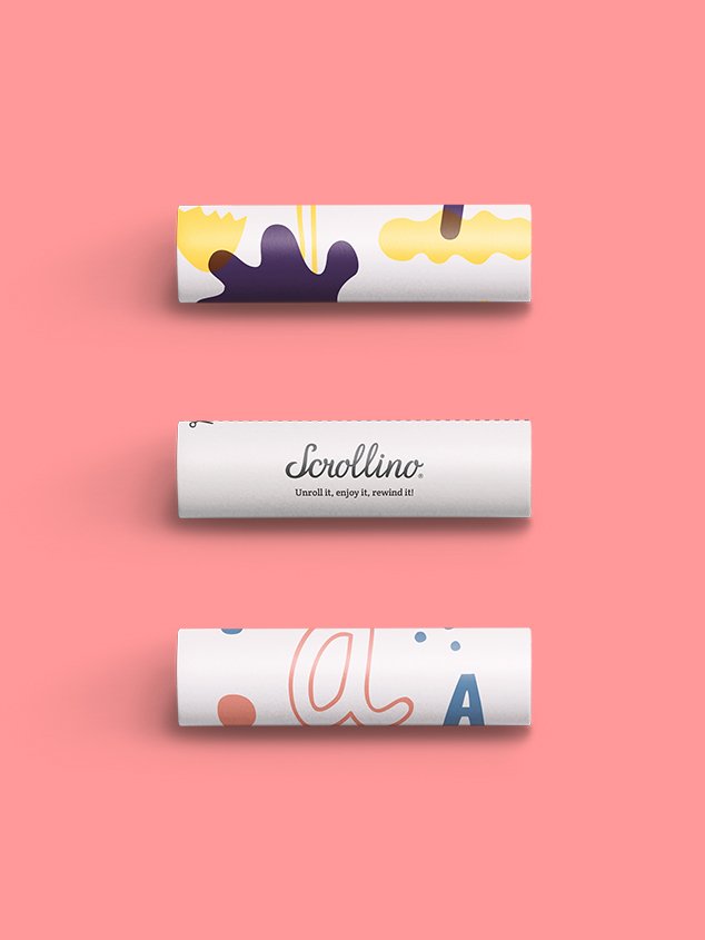 Scrollino Coloring Refills - ritininės knygos spalvinimo papildymai