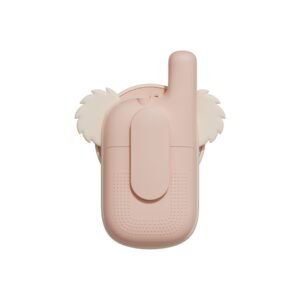 Pink silicone personal massager with a curved top and soft, feather-like side wings on a plain white background.
